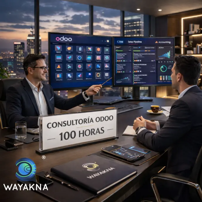 Way Plan - Package of 100 hours Odoo functional or technical consulting