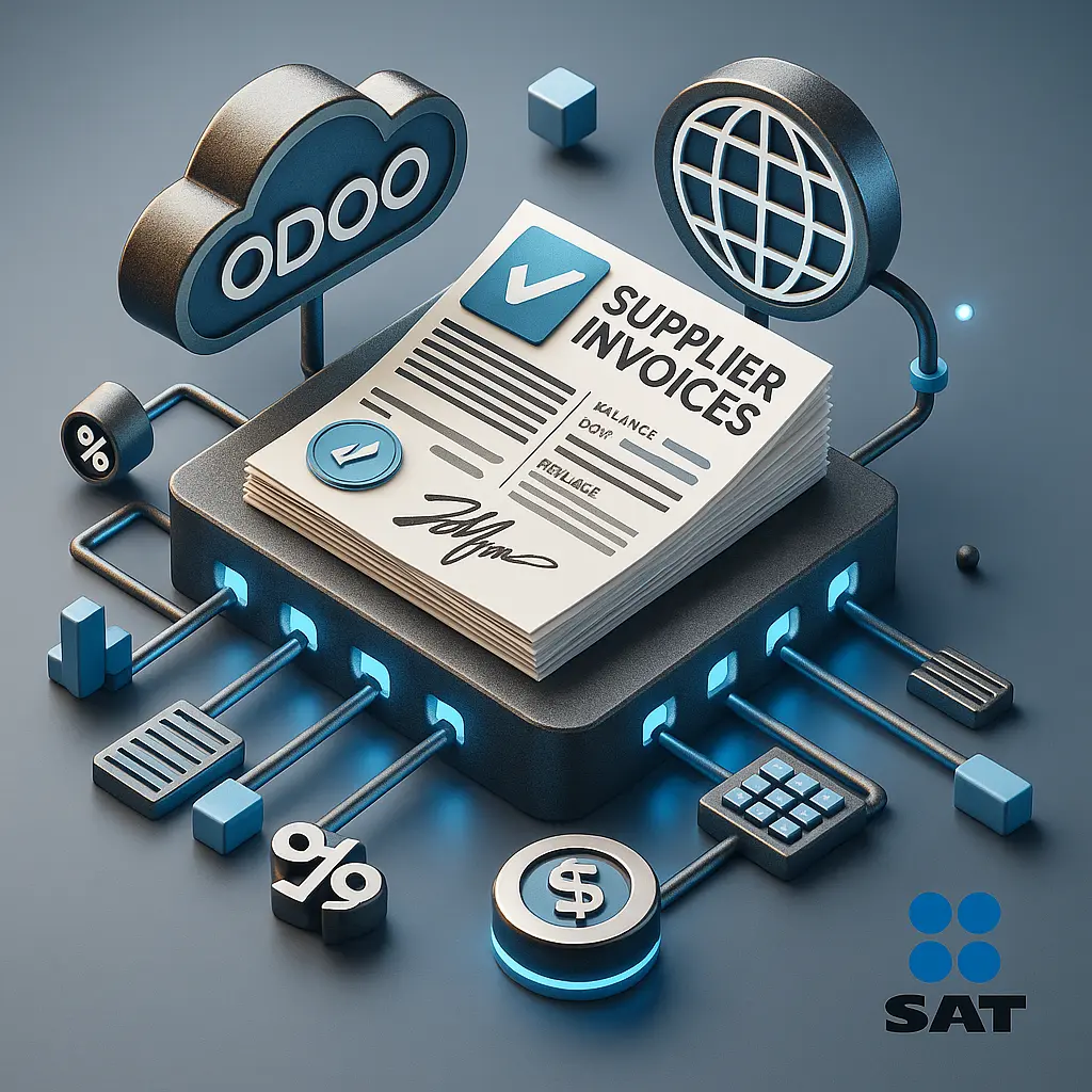 [BNCSATB] Odoo-SAT supplier invoice Connector - the only SAT connector that also works for Odoo Enterprise Online - no need for Odoo.sh or OnPremise (Basic)