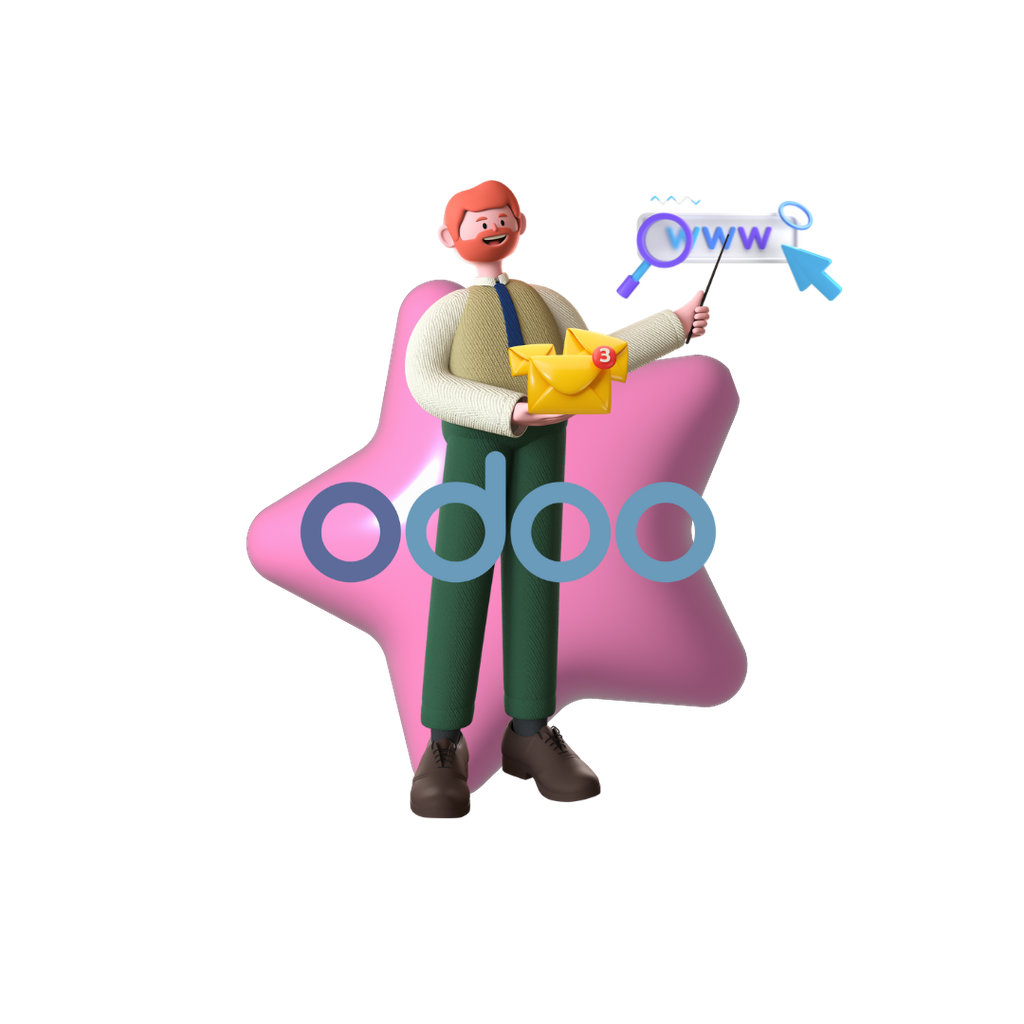 Pack Odoo Starter - CorreoBox, internet domain & unlimited mailbox management included - price per month